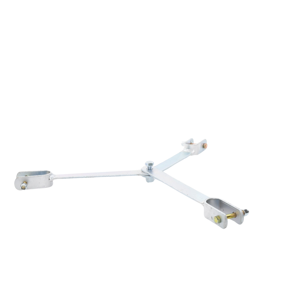 Brida para sujeción de retenida compatible con tramos STZ45, Galvanizado electrolítico. - Imagen 3