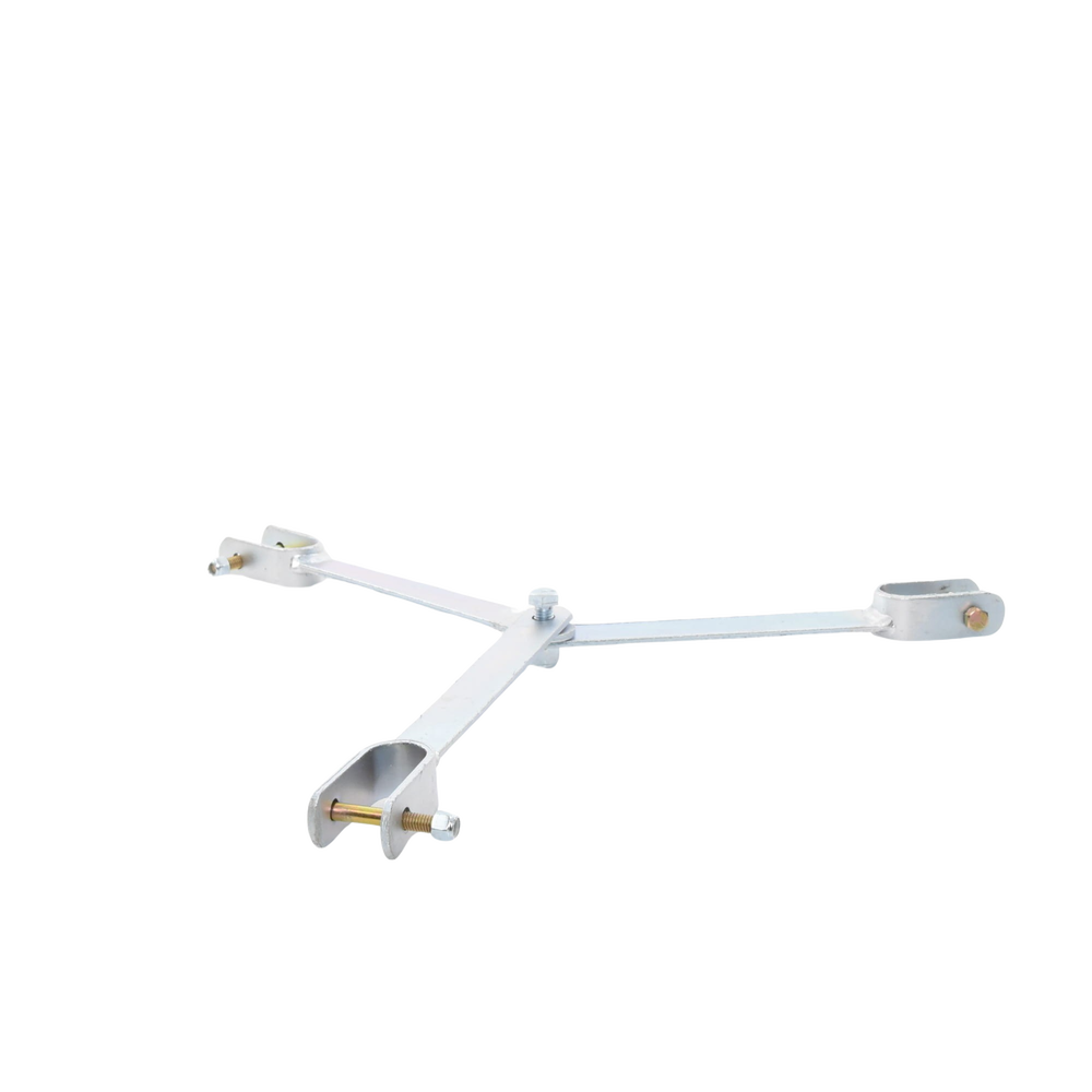 Brida para sujeción de retenida compatible con tramos STZ45, Galvanizado electrolítico. - Imagen 4