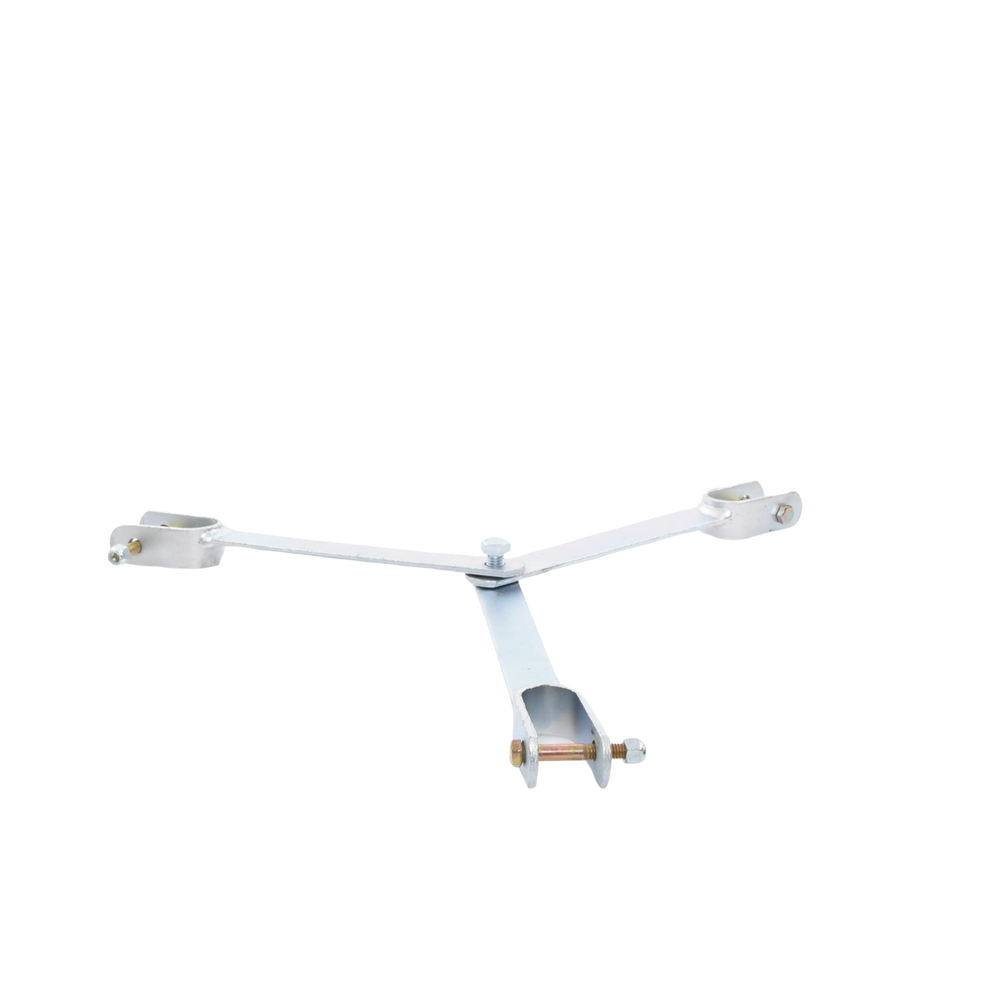 Brida para sujeción de retenida compatible con tramos STZ45, Galvanizado electrolítico. - Imagen 5