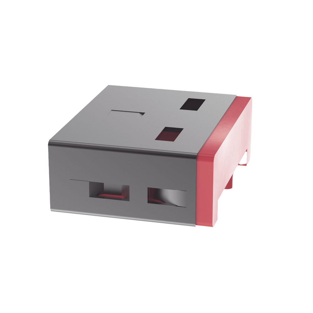 Dispositivo de Bloqueo Smartkeeper, Para Puertos USB-A, Color Rojo, 1 Pieza - Imagen 4