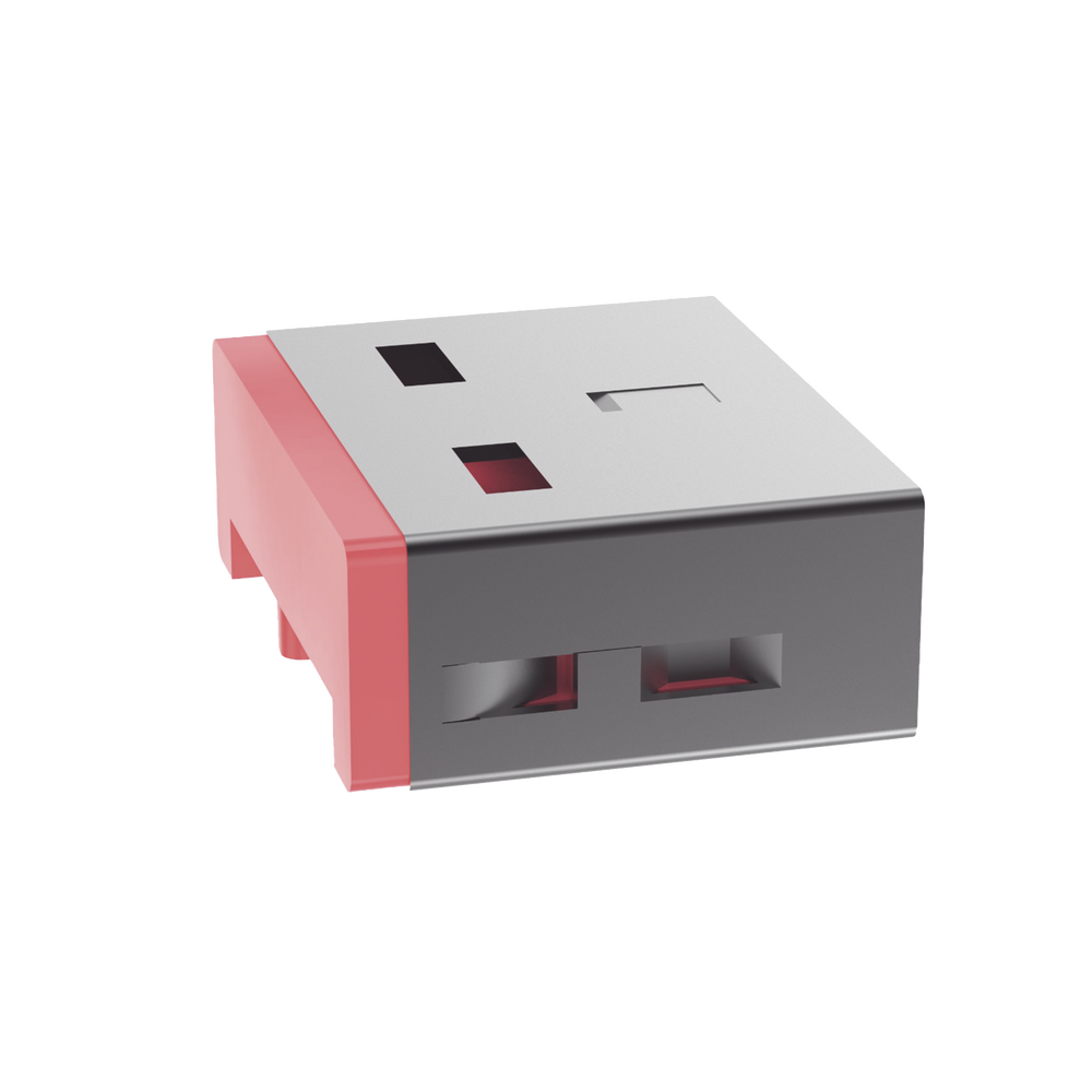 Dispositivo de Bloqueo Smartkeeper, Para Puertos USB-A, Color Rojo, 1 Pieza - Imagen 3