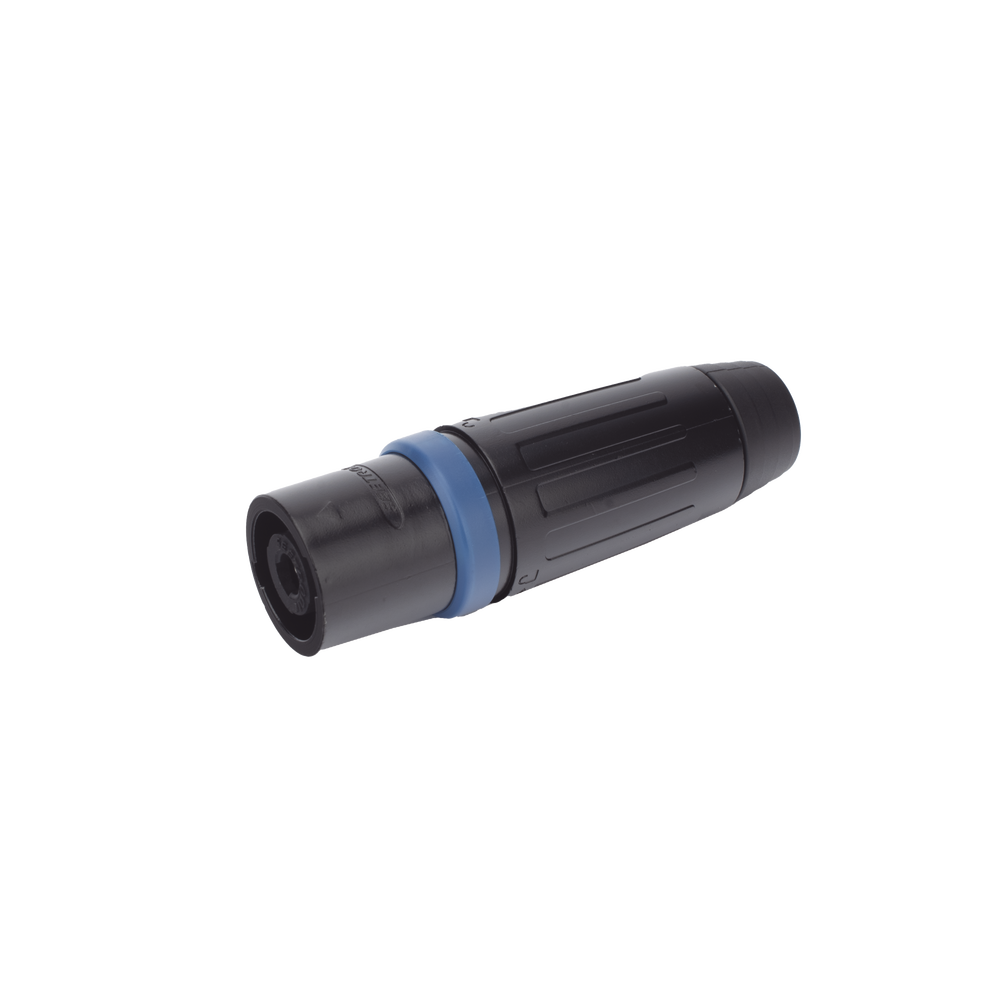 Speakon Conector de cable macho de 4 polos, carcasa negra, cable AWG10, 30A - Imagen 2