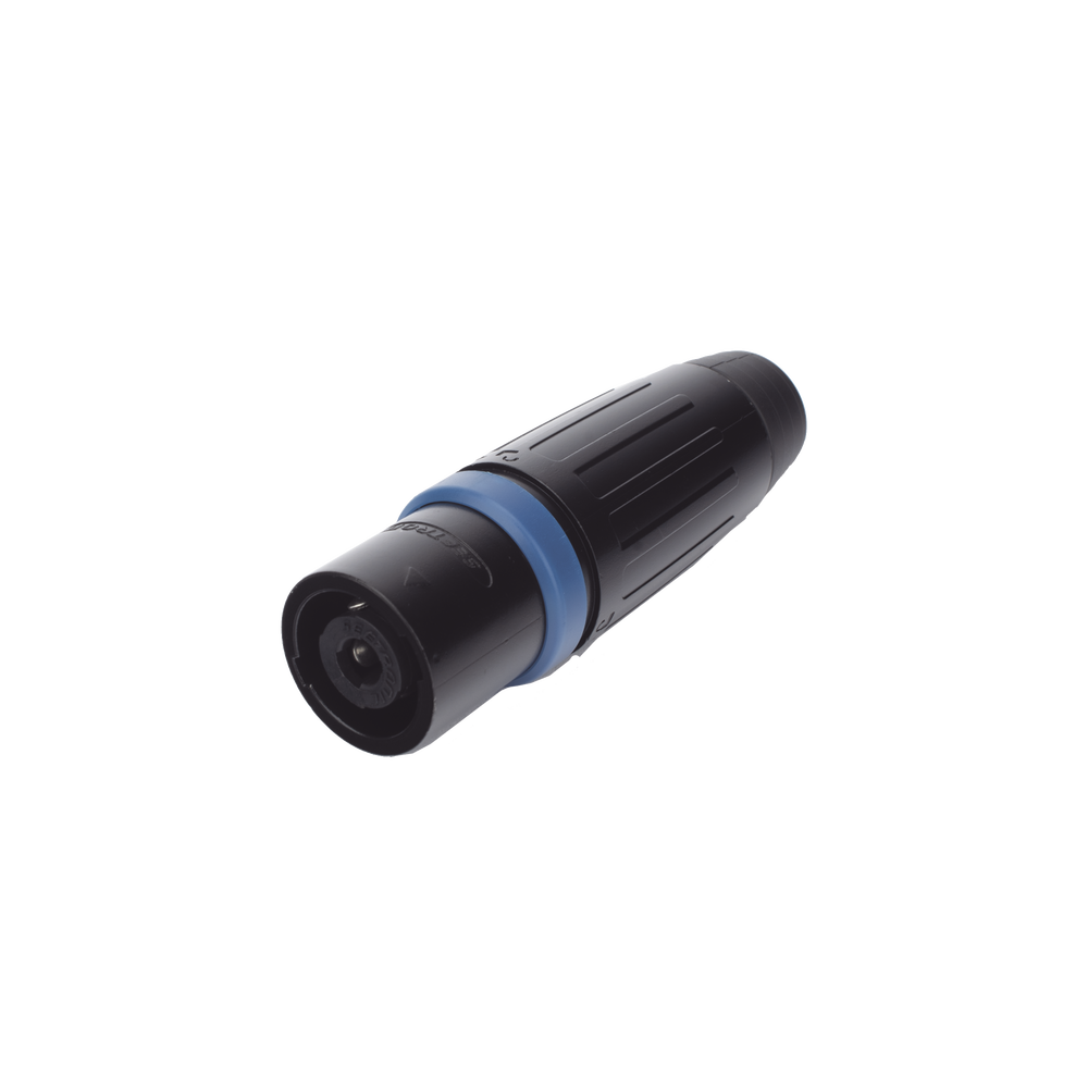 Speakon Conector de cable macho de 4 polos, carcasa negra, cable AWG10, 30A - Imagen 3