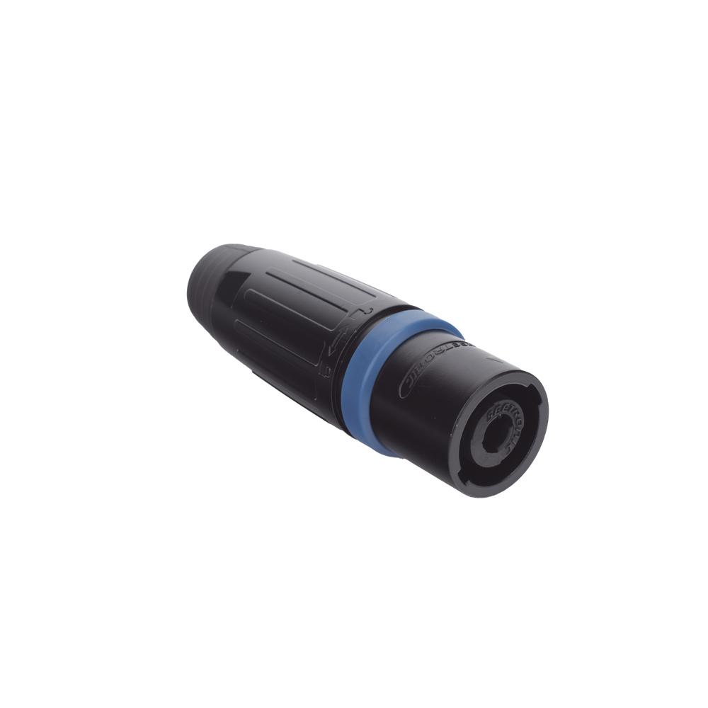 Speakon Conector de cable macho de 4 polos, carcasa negra, cable AWG10, 30A - Imagen 4