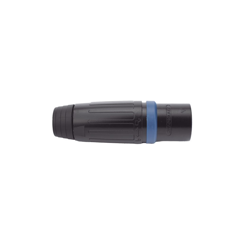 Speakon Conector de cable macho de 4 polos, carcasa negra, cable AWG10, 30A - Imagen 5