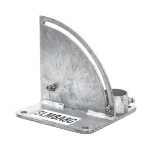 Base para Mǭstil con Ajuste de ǁngulo. Diǭmetros de Mastil: 1" a 2"