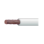 Cable Eléctrico de Cobre Recubierto THW-LS Calibre 6 AWG 19 Hilos Color Blanco (100 metros)