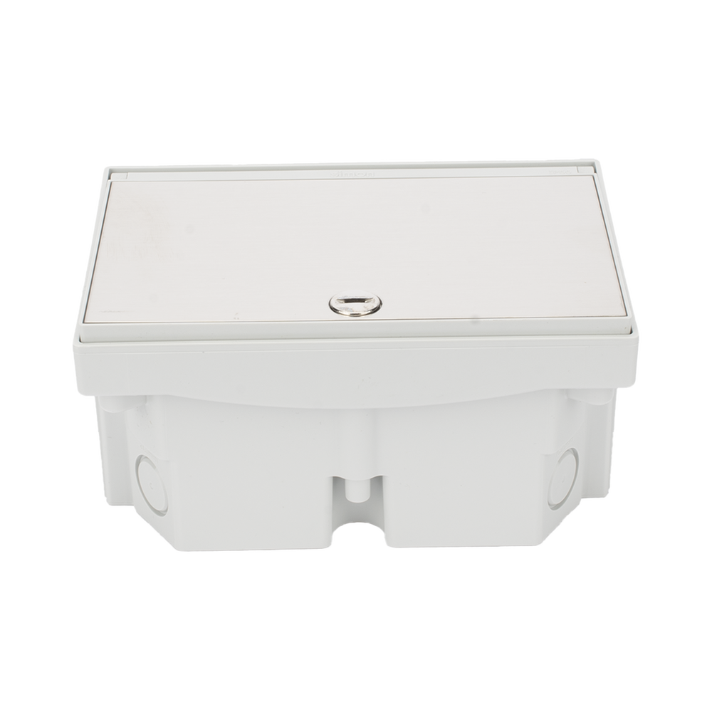 Caja de Suelo Estanca IP66 para Interior y Exterior / Protección contra Polvo y Agua / Sistema de Drenaje Integrado / Cierre Manual o de Seguridad / Alta Resistencia para Áreas Públicas - Imagen 2