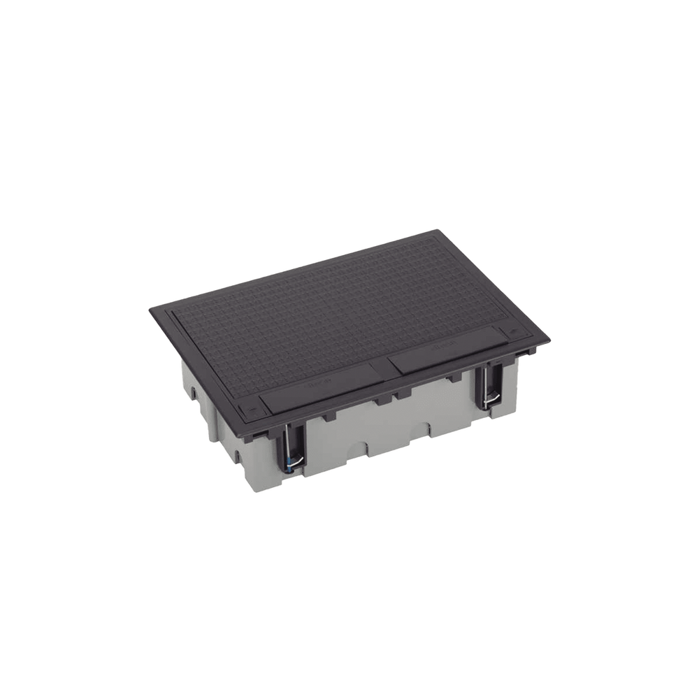 Caja Para Instalaci?n en Piso Falso para Voz, Datos o Contactos El?ctricos / Capacidad para 6 M?dulos / Espacio Embellecedor en la Tapa / Profundidad Ajustable de 90 a 120 mm (3.54 a 4.72 pulgadas) / Los M?dulos se Adquieren Aparte / (SF610/14CY) - Imagen 2