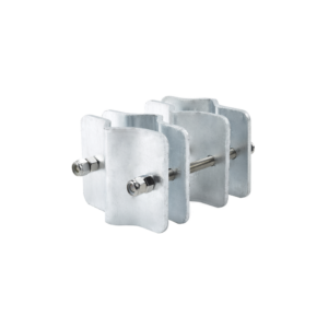 Herraje Adaptador de Mǭstil para Diǭmetros desde 3/4" hasta 2-1/4". Galv. en Caliente.