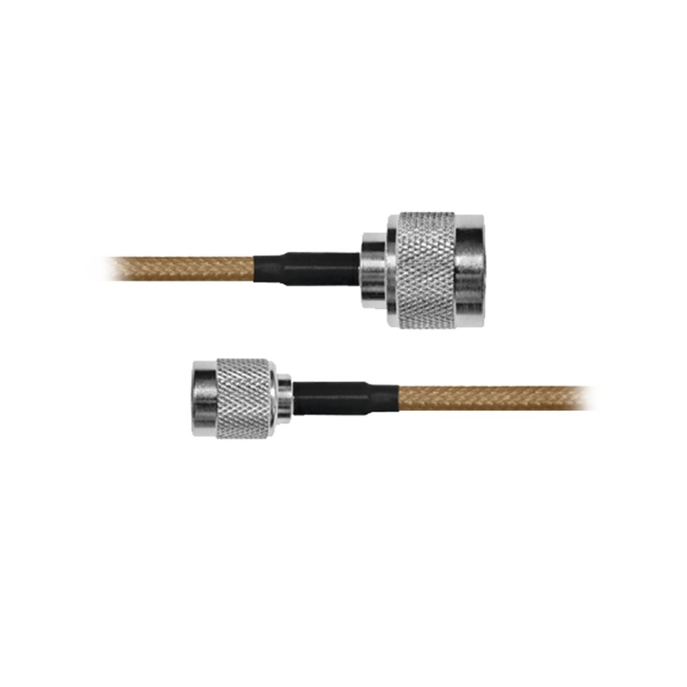 Cable RG142, con conductores N Macho / TNC Macho de 30 cm.