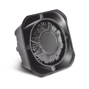 Bocina Compacta de Uso Rudo, 100 Watts de Potencia, Ideal Para Vehículos de Encubierto, Montaje Universal, 11 Ohms de Impedancia