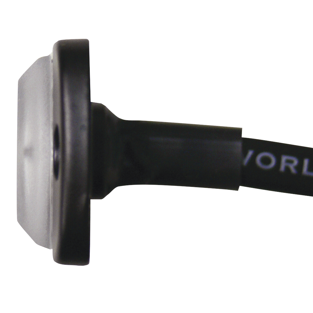 Luz Auxiliar de 12 LED, Rojo/Claro, SAE, Bisel Negro, Lente Transparente - Imagen 6