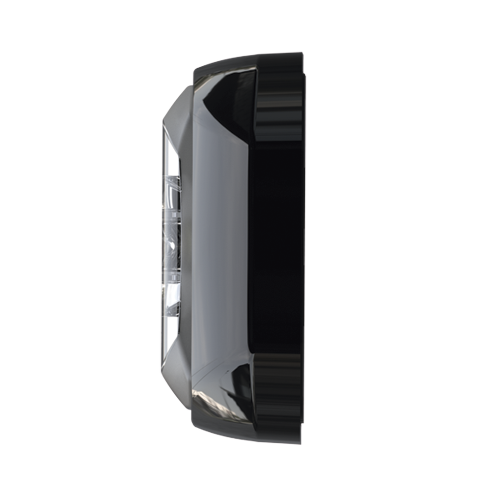 Luz Auxiliar de 18 LED, SAE, Tricolor, Bisel Negro, Rojo/Blanco/Ambar, Lente Transparente - Imagen 4