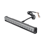 Luz Auxiliar de 45 LEDs Rojo, Ambar y Blanco, 11.42", 12 a 24 VCD