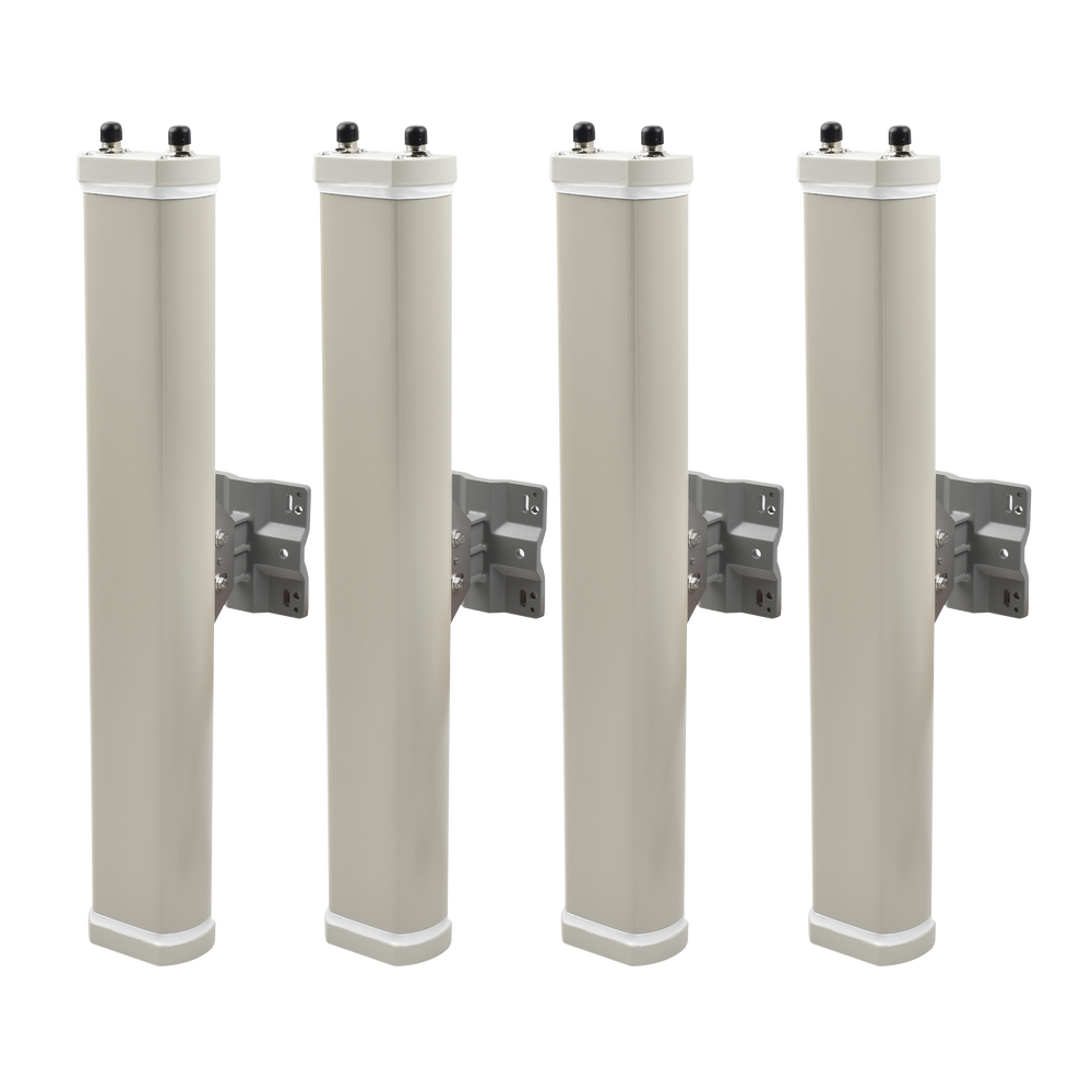 Kit de Antenas Sectoriales, 2.4 GHz, 14 dBi, 2 N-Hembra, 70??, polaridad cruzada, para series A8/A8n/A2