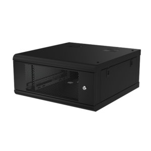 Gabinete de Pared con Puerta Perforada, 635mm de Profundidad, 4U Rack de 19 in, Acero Reforzado