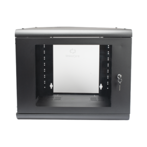 Gabinete de Pared 9U de 635 mm de Profundidad, Rack de 19 in en Acero Reforzado: Compacto y Resistente para Soluciones Profesionales