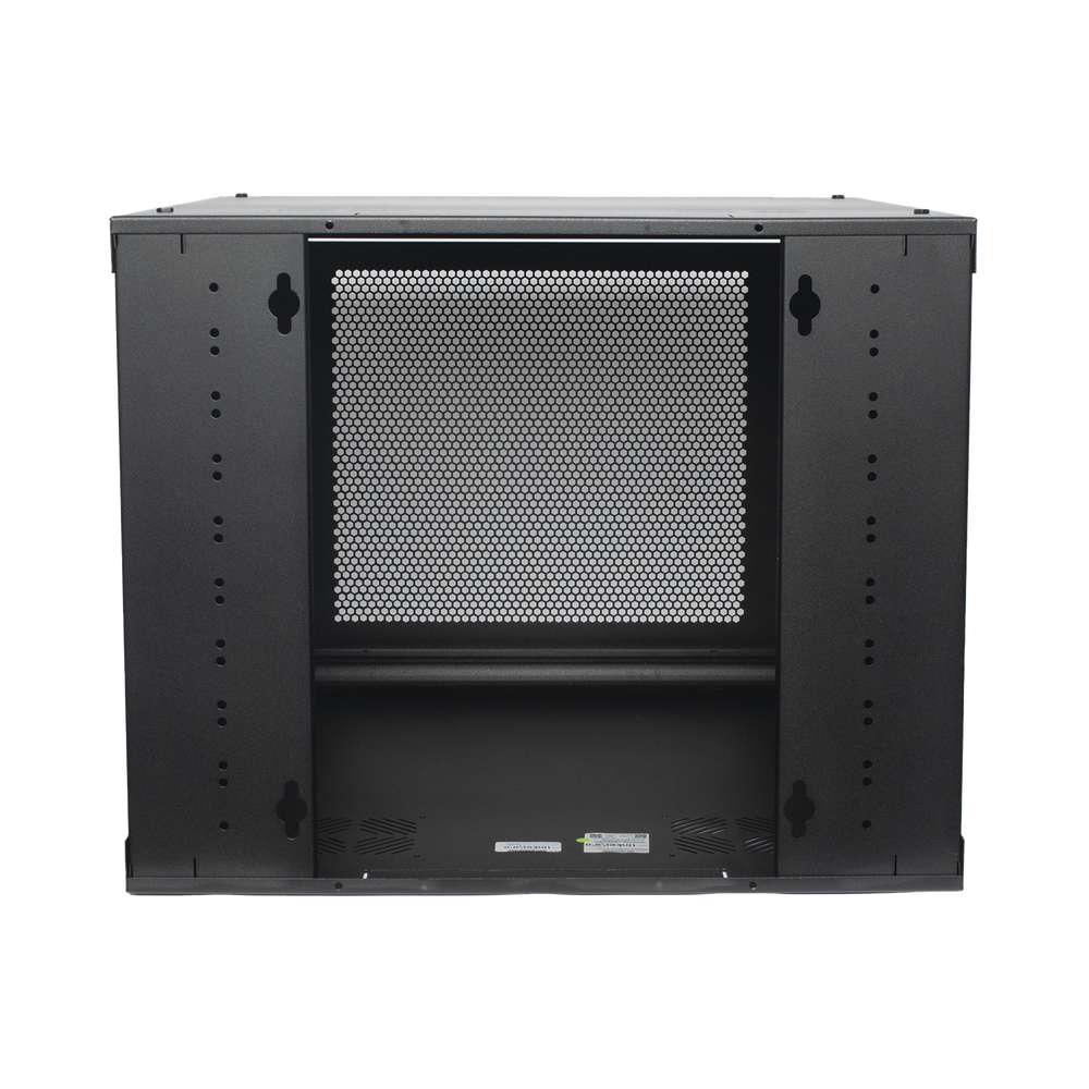 Gabinete de Pared con Puerta Perforada, 635mm de Profundidad, 9U Rack de 19 in, Acero Reforzado - Imagen 5