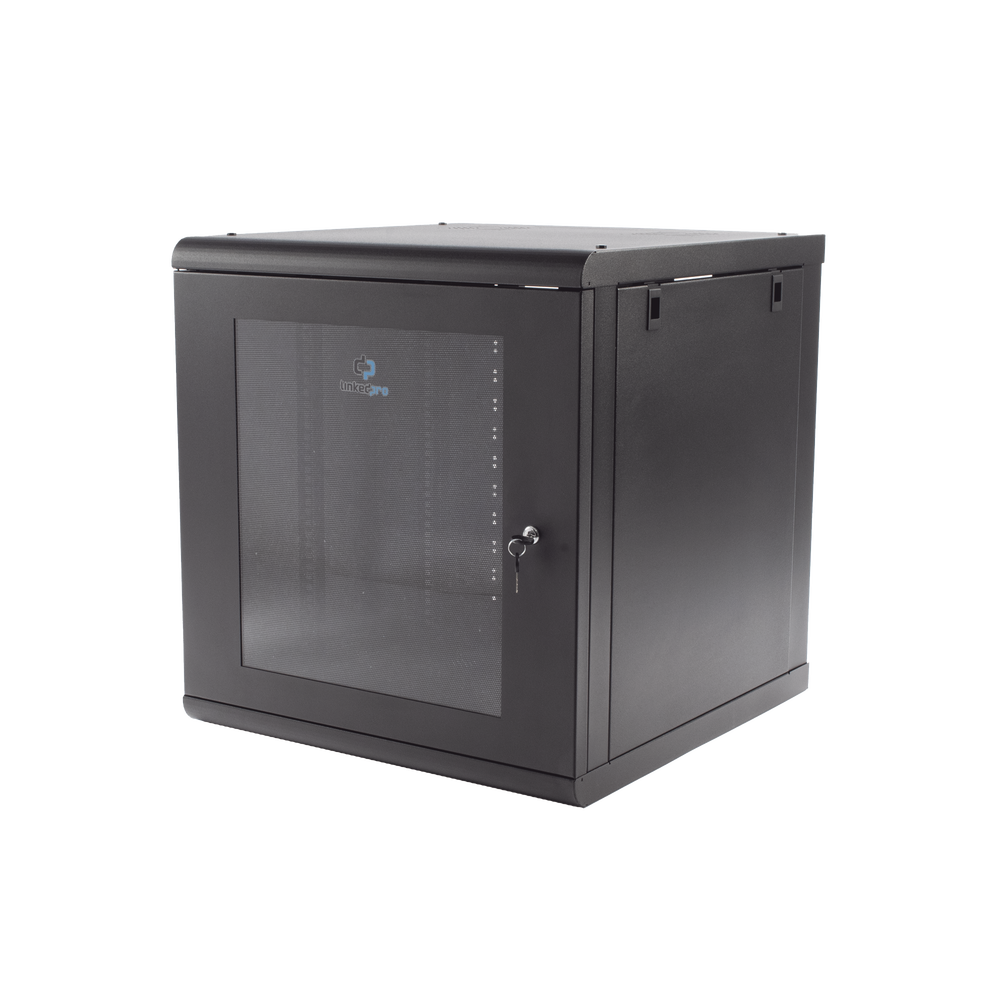 Gabinete de Pared 16U de 635 mm de Profundidad, Rack de 19 in en Acero Reforzado: Compacto y Resistente para Soluciones Profesionales