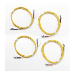 Kit de Cables de Referencia de Comprobaci?n Monomodo CertiFiber Pro, Para Fibras con Conectores LC (2 SC/LC Met?lico, 2 LC/LC Met?lico), de 2 Metros (6.56 Pies)
