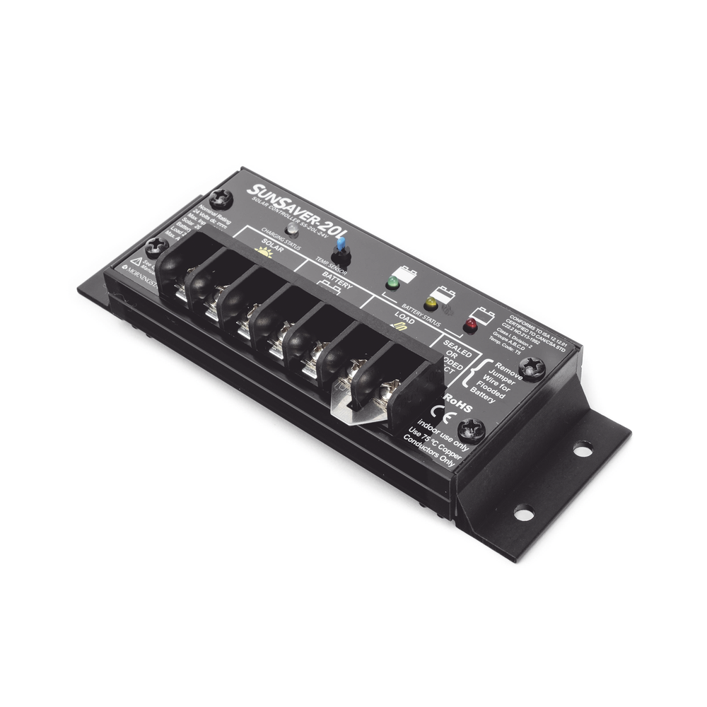 Controlador de Carga Solar SunSaver PWM 20 A / 12 VCC / Encapsulado Ep?xico / Clase 1 Div 2 / Compensaci?n de Temperatura - Imagen 3
