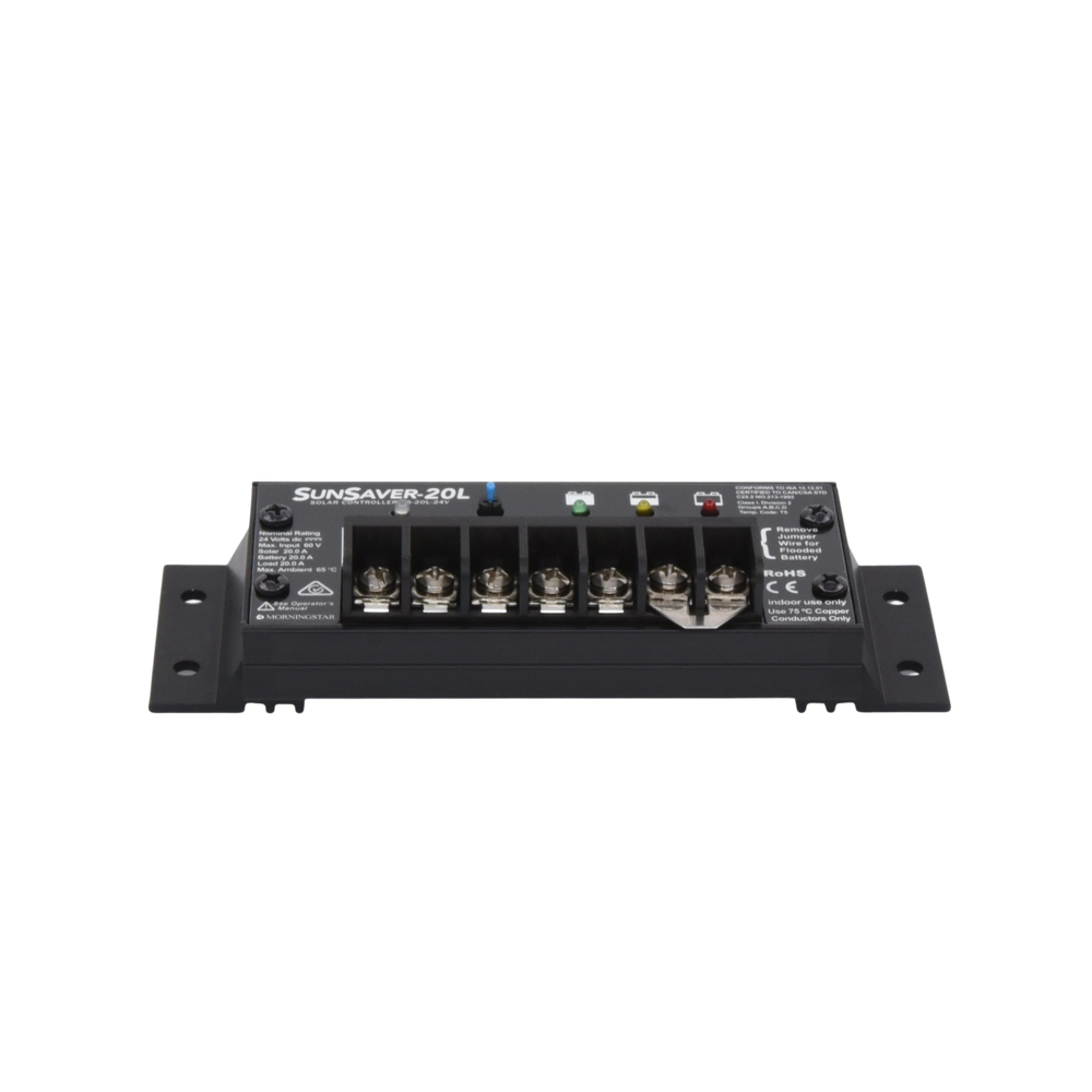 Controlador de Carga Solar SunSaver PWM 20 A / 24 VCC / Encapsulado Ep?xico / Clase 1 Div 2 / Compensaci?n de Temperatura - Imagen 3