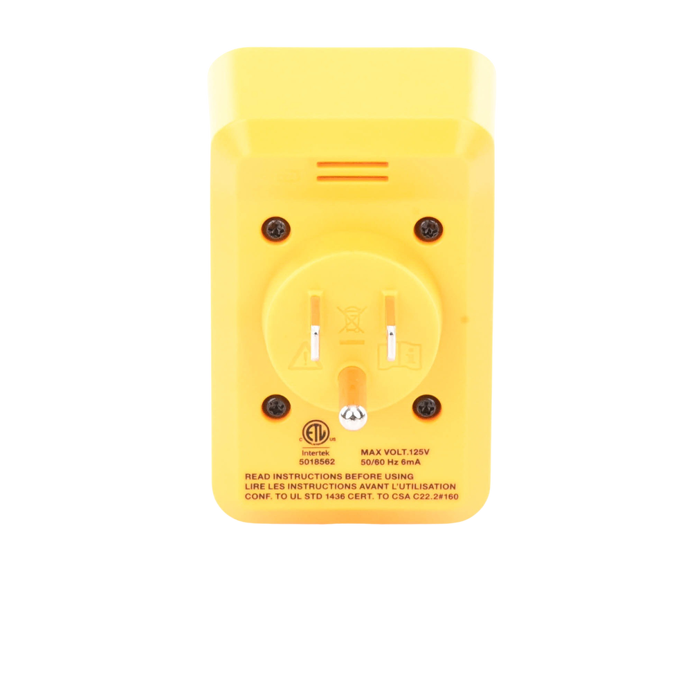 Probador de Tomacorriente Eléctrico Estándar o GFCI con Señal Acústica, Con LEDs de Alto Brillo y Gráfico Incluido Para Verificar Rápida y Fácilmente el Cableado - Imagen 5
