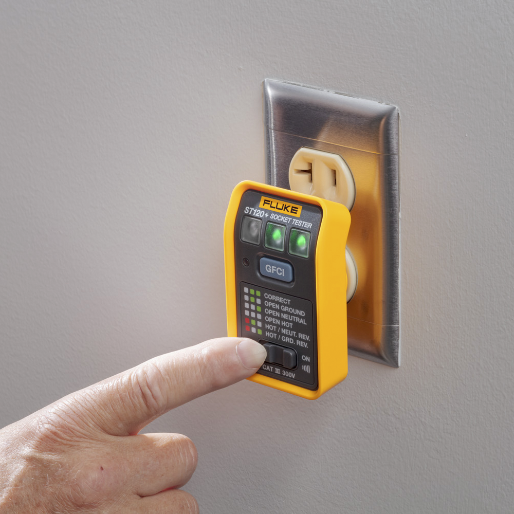Probador de Tomacorriente Eléctrico Estándar o GFCI con Señal Acústica, Con LEDs de Alto Brillo y Gráfico Incluido Para Verificar Rápida y Fácilmente el Cableado - Imagen 4