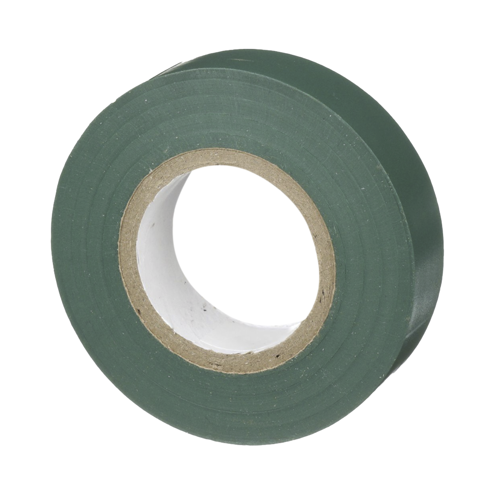 Cinta Eléctrica STRONGHOLD para Aislar, de PVC, Uso General Reparación y Mantenimiento, Grosor de 0.18mm (7 mil), Ancho de 19mm, y 20.12m de Largo, Color Verde - Imagen 2