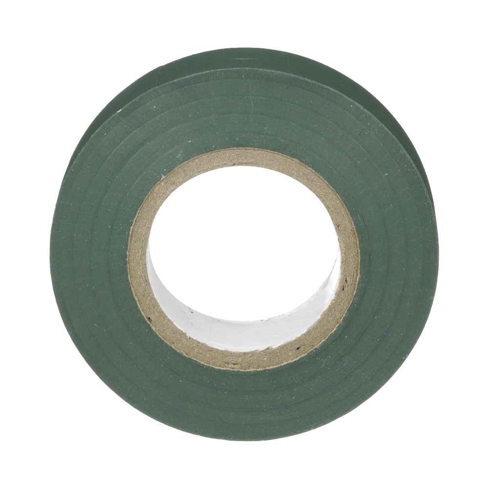 Cinta Eléctrica STRONGHOLD para Aislar, de PVC, Uso General Reparación y Mantenimiento, Grosor de 0.18mm (7 mil), Ancho de 19mm, y 20.12m de Largo, Color Verde - Imagen 4
