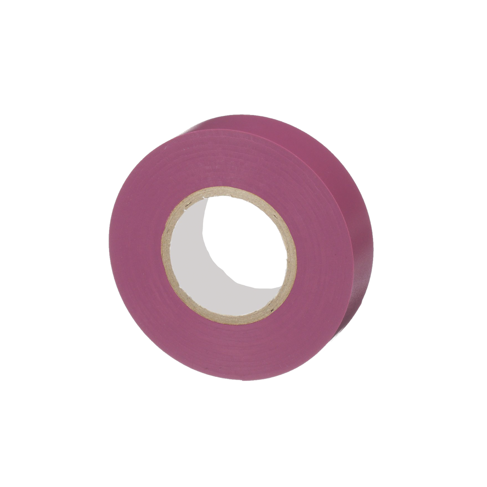 Cinta Eléctrica STRONGHOLD para Aislar, de PVC, Uso General Reparación y Mantenimiento, Grosor de 0.18mm (7 mil), Ancho de 19mm, y 20.12m de Largo, Color Violeta - Imagen 4
