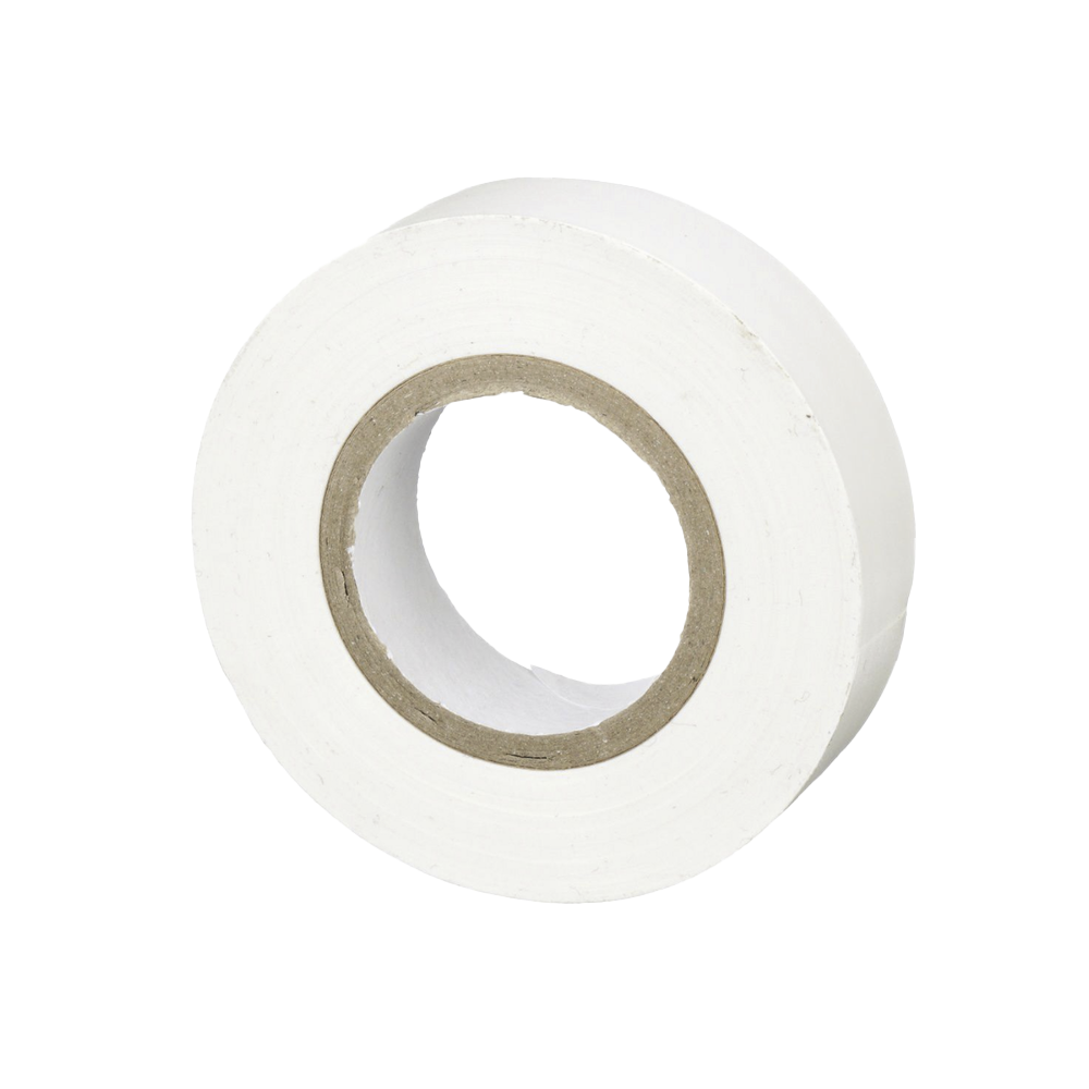 Cinta Eléctrica STRONGHOLD para Aislar, de PVC, Uso General Reparación y Mantenimiento, Grosor de 0.18mm (7 mil), Ancho de 19mm, y 20.12m de Largo, Color Blanco - Imagen 5