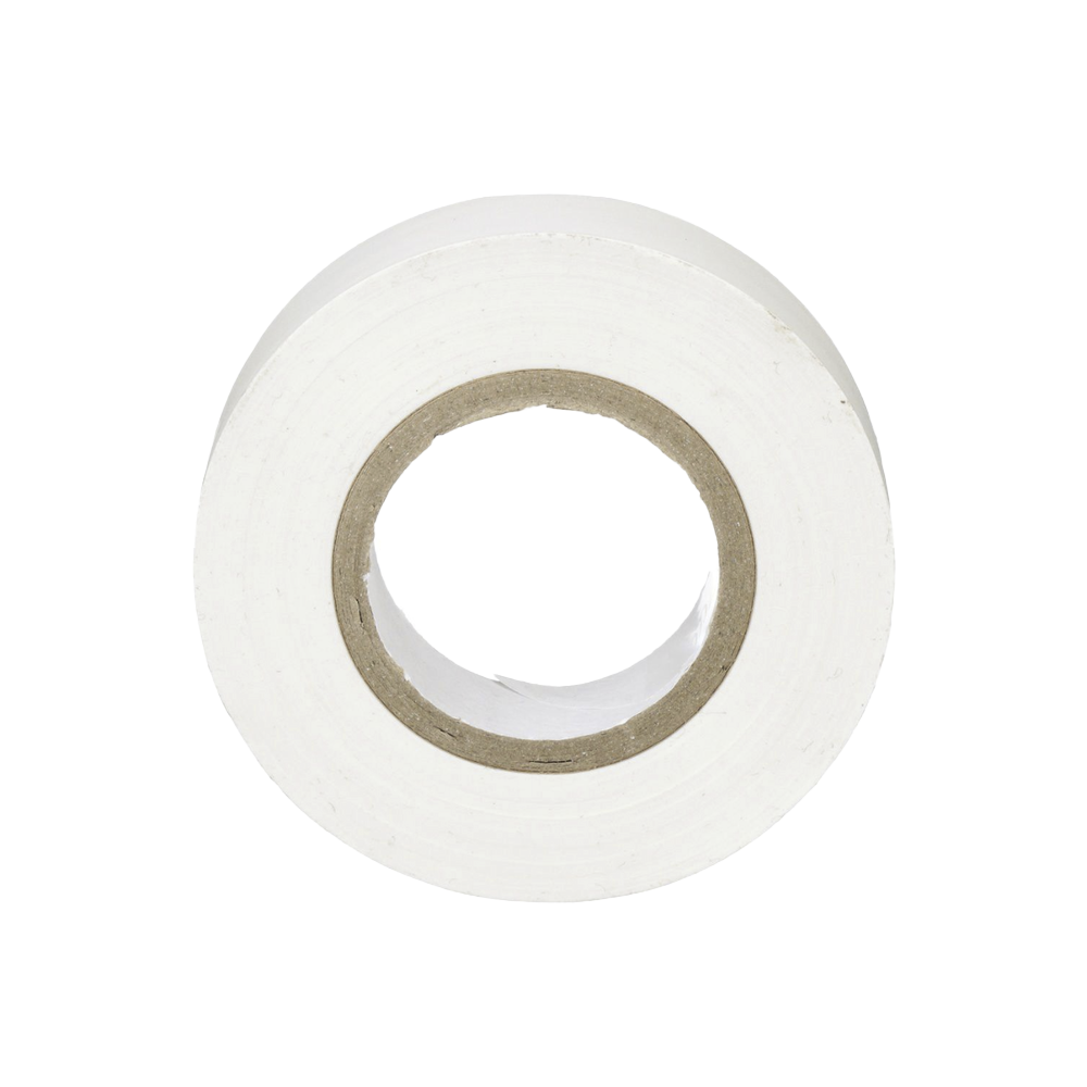 Cinta Eléctrica STRONGHOLD para Aislar, de PVC, Uso General Reparación y Mantenimiento, Grosor de 0.18mm (7 mil), Ancho de 19mm, y 20.12m de Largo, Color Blanco - Imagen 2