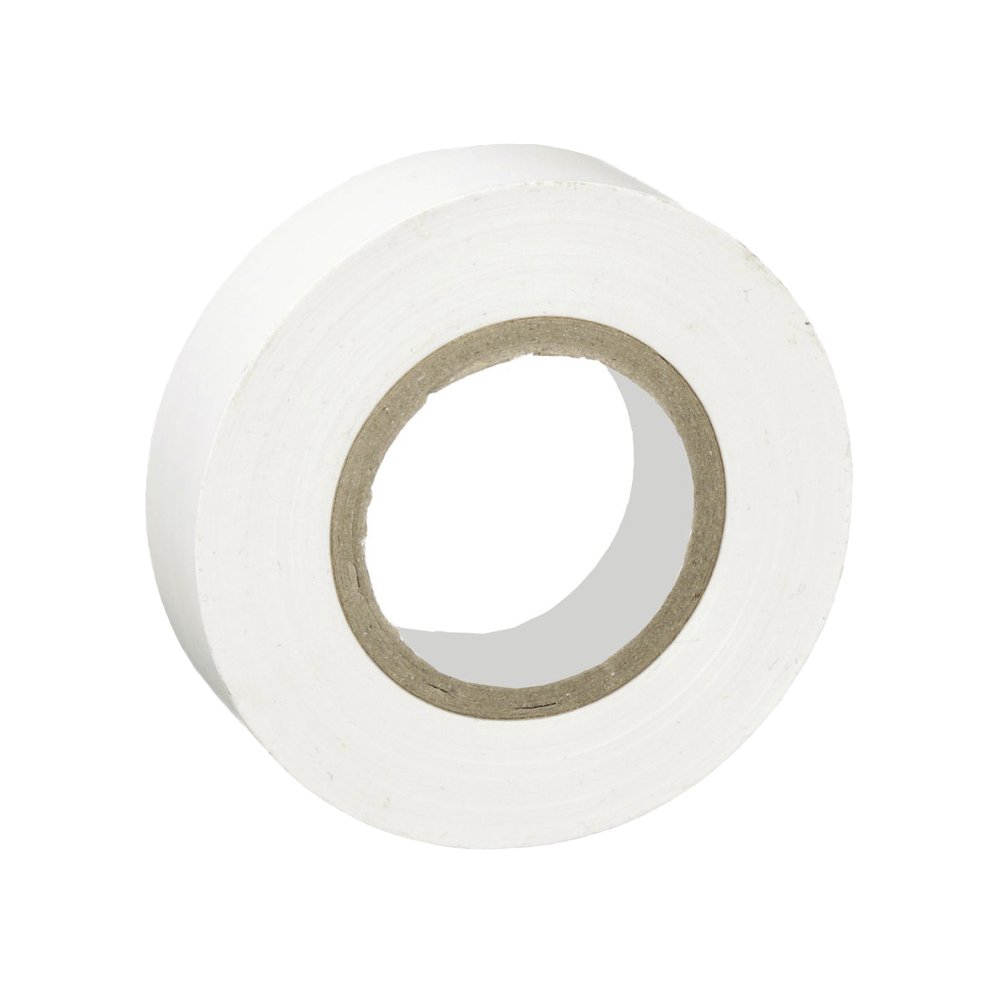 Cinta Eléctrica STRONGHOLD para Aislar, de PVC, Uso General Reparación y Mantenimiento, Grosor de 0.18mm (7 mil), Ancho de 19mm, y 20.12m de Largo, Color Blanco - Imagen 4