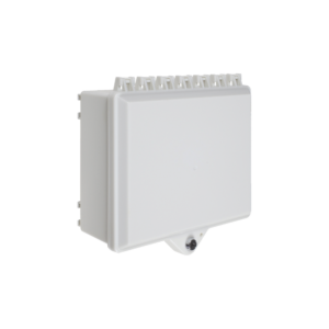 Gabinete de Policarbonato Blanco S?per Resistente, para Uso en Interior o Exterior, Cerradura con Llave