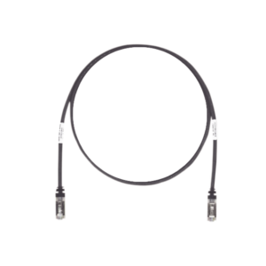 Patch Cord Cat6A, Blindado S/FTP, CM/LS0H, 3.05 Metros (10 Pies), Color Negro