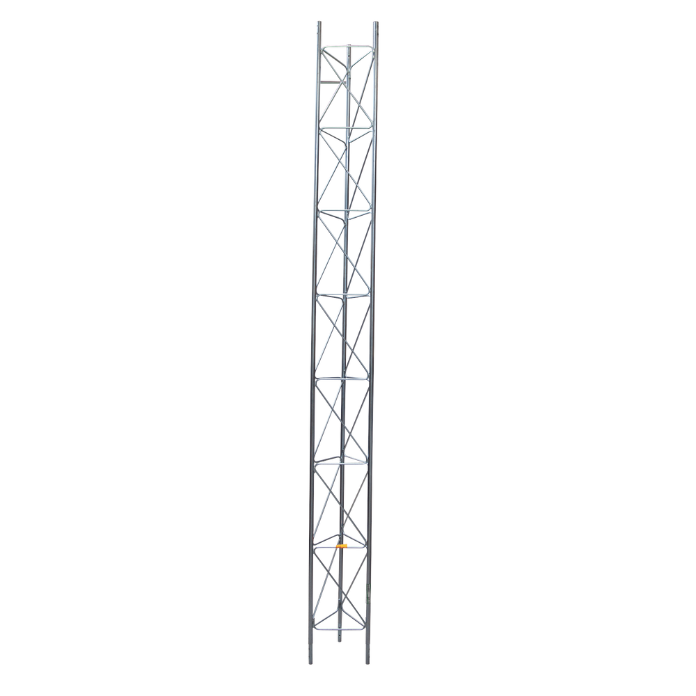 Tramo de Torre Arriostrada de 3m x 45cm, Galvanizado por Electrólisis, Hasta 60 m de Elevación. Zonas Secas.