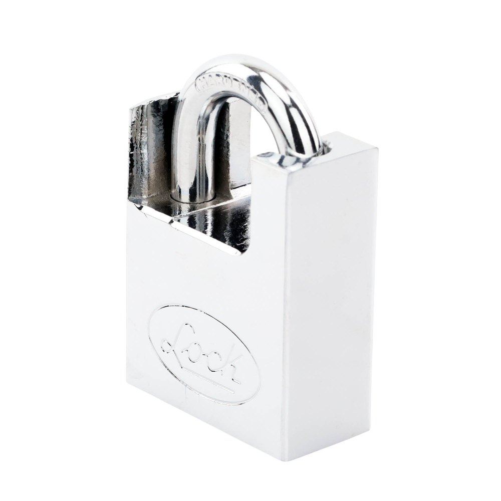Candado de acero con Guarda Anti Palanca/ Acabado en Cromo Satinado / Doble Cerrojo / Medida 40 mm/ Nivel de seguridad 7/ 4 Llaves Abloy. - Imagen 2