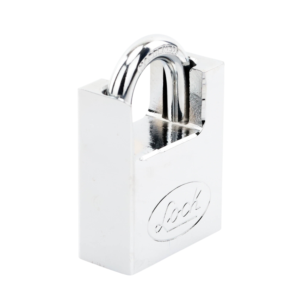 Candado de acero con Guarda Anti Palanca/ Acabado en Cromo Satinado / Doble Cerrojo / Medida 40 mm/ Nivel de seguridad 7/ 4 Llaves Abloy. - Imagen 3