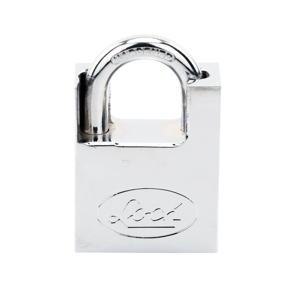 Candado de acero con Guarda Anti Palanca/ Acabado en Cromo Satinado / Doble Cerrojo / Medida 40 mm/ Nivel de seguridad 7/ 4 Llaves Abloy. - Imagen 4