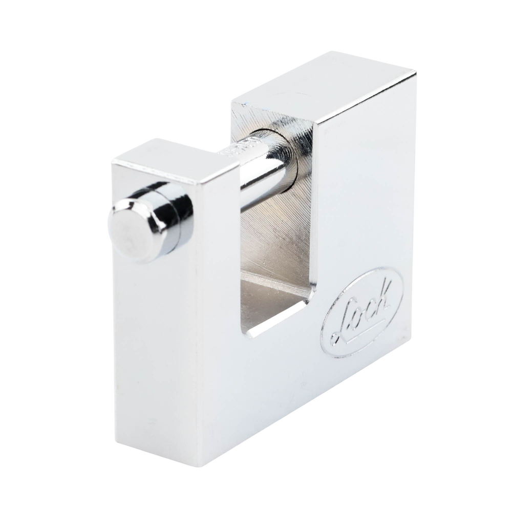 Candado para Cortina Metálica / Medida 70 mm/ Acabado Cromo Satinado/ Nivel de Seguridad 6 / Llave Estándar. - Imagen 3