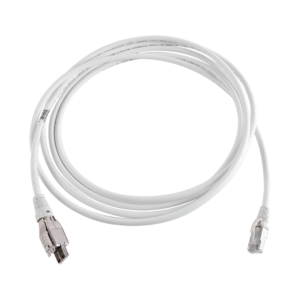 Patch Cord TERA Cat6A 1/10G Ethernet, de 4 Pares y Conector Modular, LS0H, Color Marfil, 10 Metros (32.81 Pies)