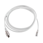 Patch Cord TERA Cat6A 1/10G Ethernet, de 4 Pares y Conector Modular, LS0H, Color Marfil, 15 Metros (49.21 Pies)
