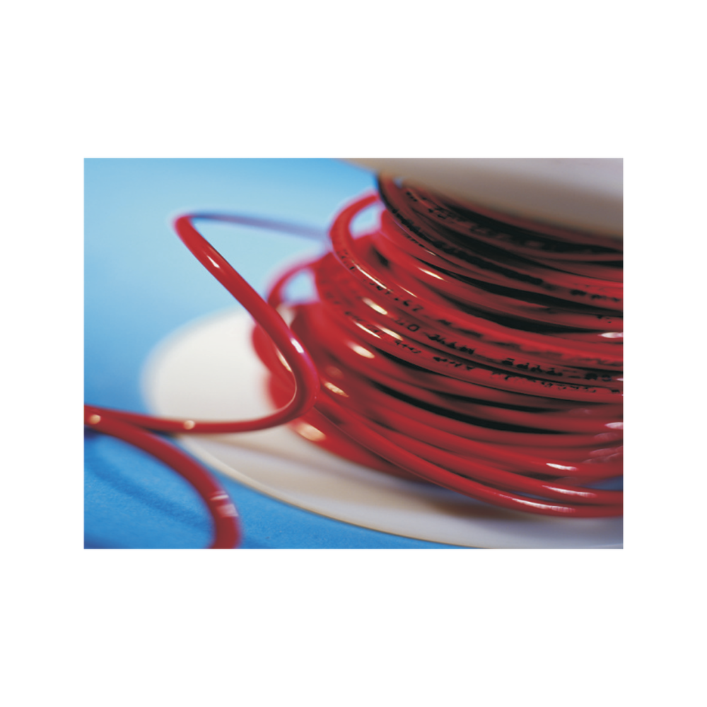 Bobina de 152 Metros de Cable Detector de Calor, Temperatura Fija 68 grados Celsius, Recubrimiento de Nylon Rojo para Aplicaciones en Exterior, con Guía Acerada - Imagen 2