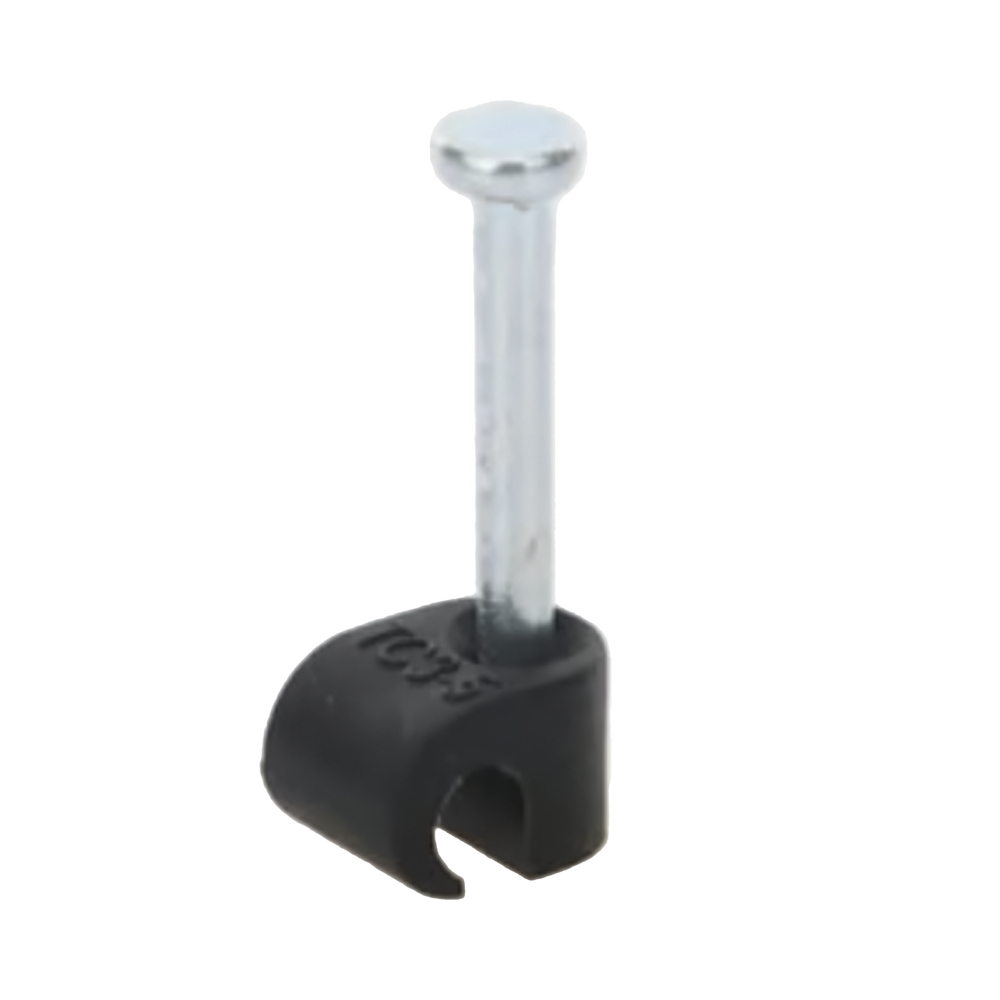 Grapa negra para Fibra óptica redonda de 3 mm (100pzs) (3101-00400) - Imagen 2