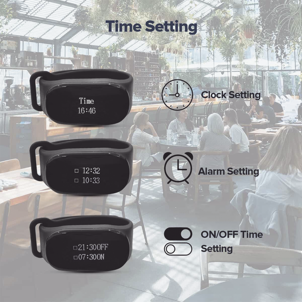 Reloj Buscador TD112 IPX7 / Resistente al Agua / Pantalla OLED / 180mAh / 48 Horas Standby / 80-100m Distancia de Recepción / Compatible con 50 Botones TD009 y T114 / 7 Idiomas / Almacenamiento de 10 Mensajes - Imagen 4
