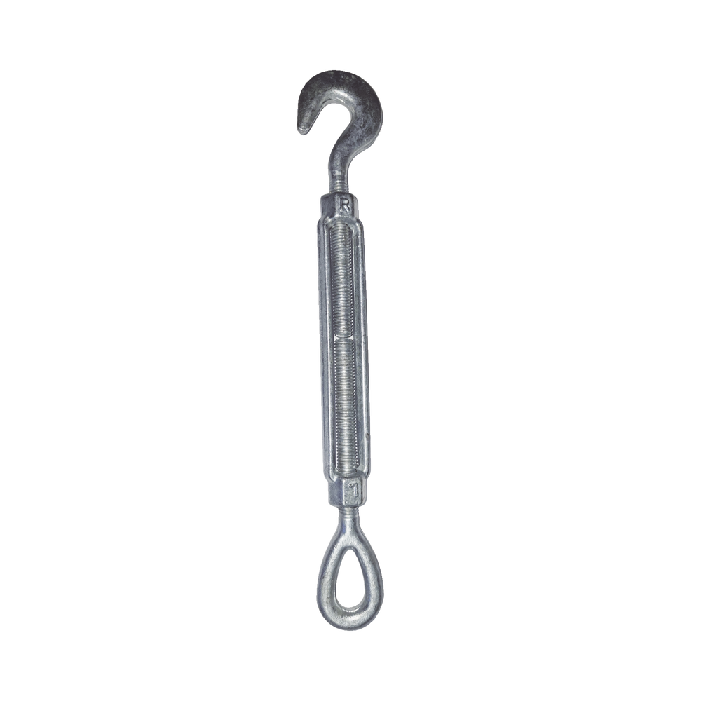 Tensor de 1/2" x 6" Acero Forjado OJO-GANCHO Galv. Inmersi??n en Caliente (Carga Max. 1500 Lbs).