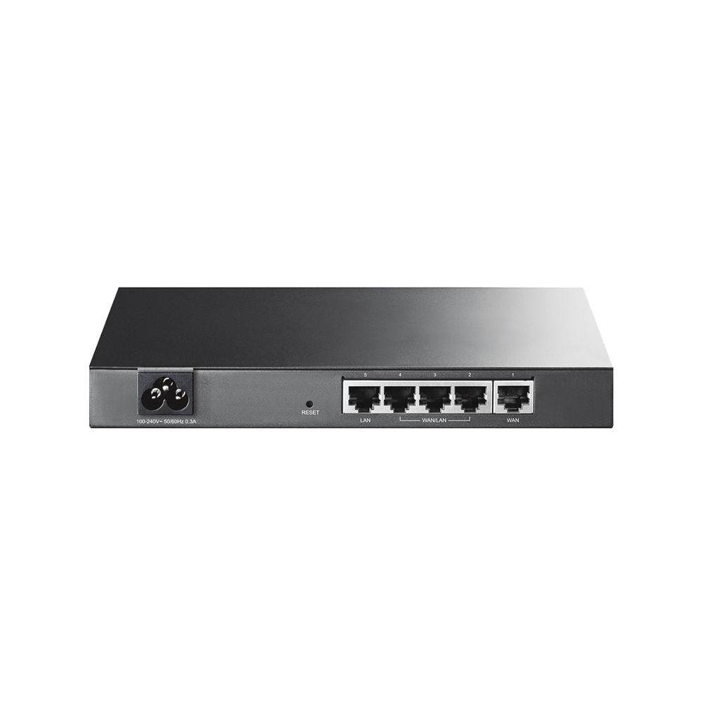 Router Balanceador de Carga Multi-Wan, 1 puerto LAN 10/100 Mbps, 1 puerto WAN 10/100 Mbps, 3 puertos Auto configurables LAN/WAN, Sesiones Concurrentes 10,000 para Peque??a Oficina - Imagen 3