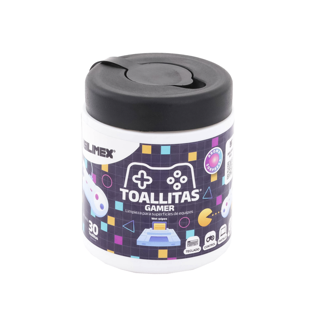 Toallitas Gamers, Excelente Opci?n Para Gamers Que Buscan Mantener Sus Consolas y Accesorios en Perfecto Estado, Libres de Suciedad y Protegidos Contra Bacterias - Imagen 2